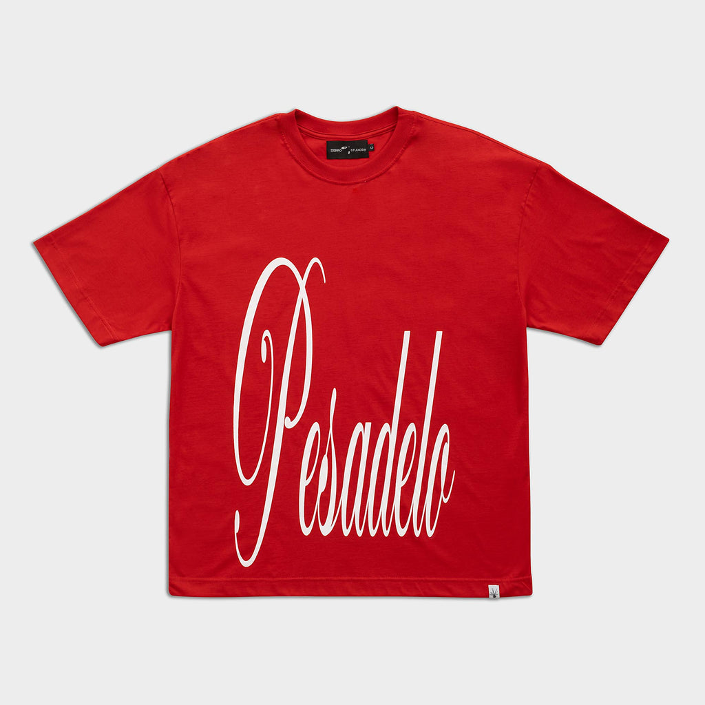 Camiseta Boxy Pesadelo dos Emocionados Vermelha