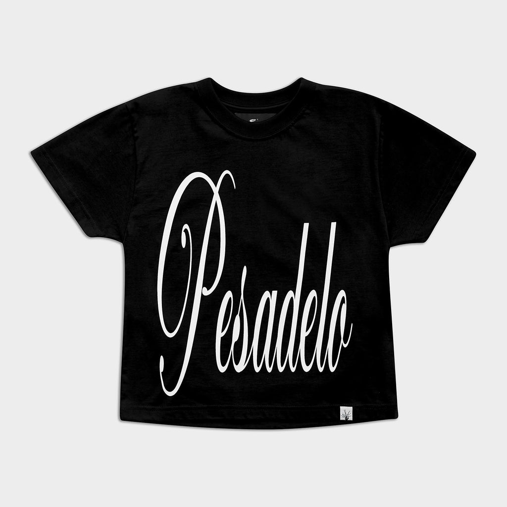 Baby Tee Pesadelo dos Emocionados Preta