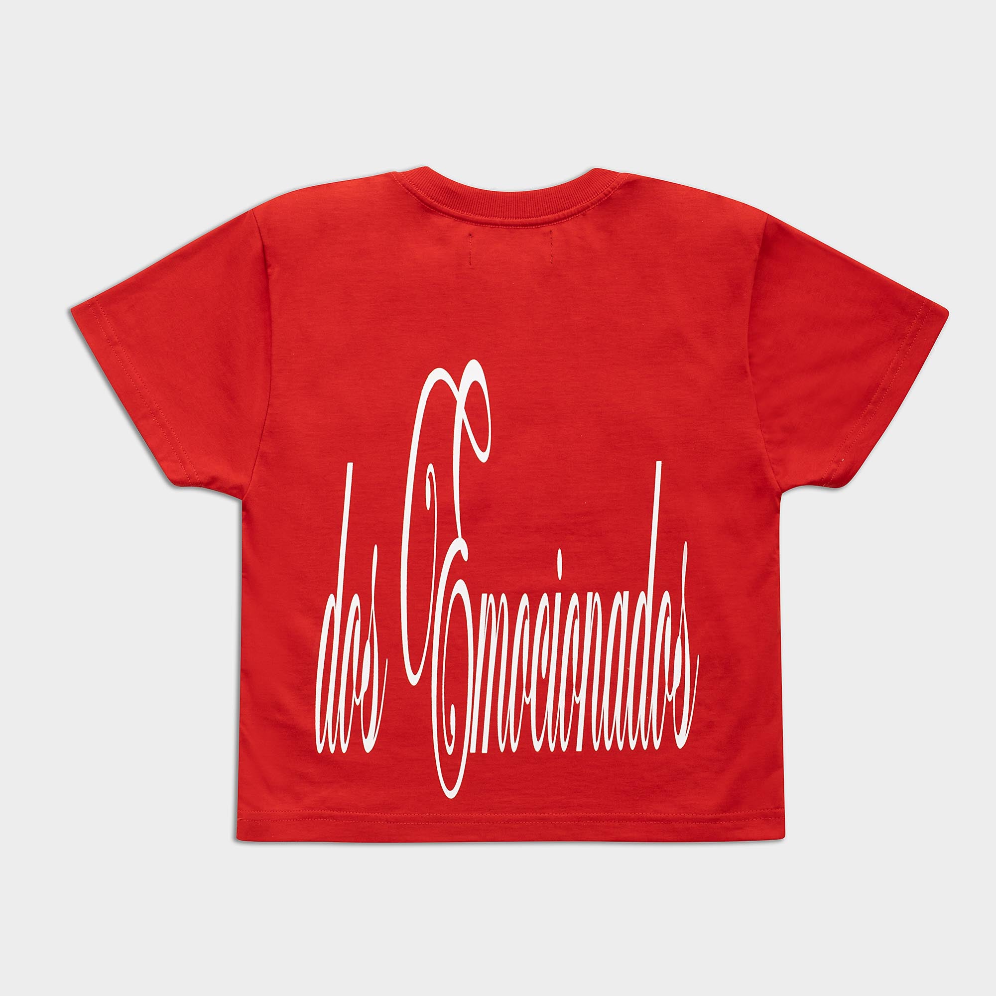 Baby Tee Pesadelo dos Emocionados Vermelha