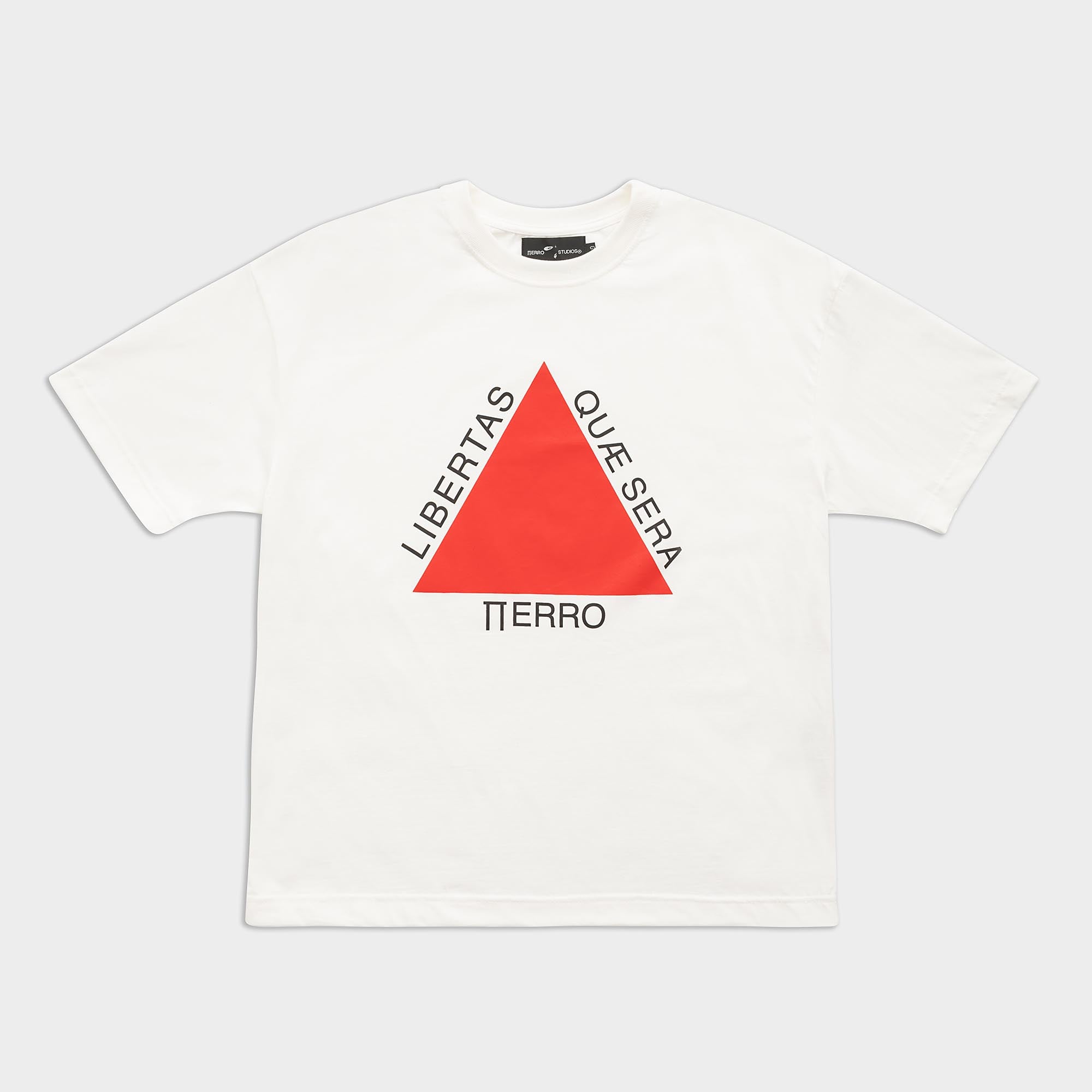 Camiseta Boxy Libertas que Será PIERRO branca