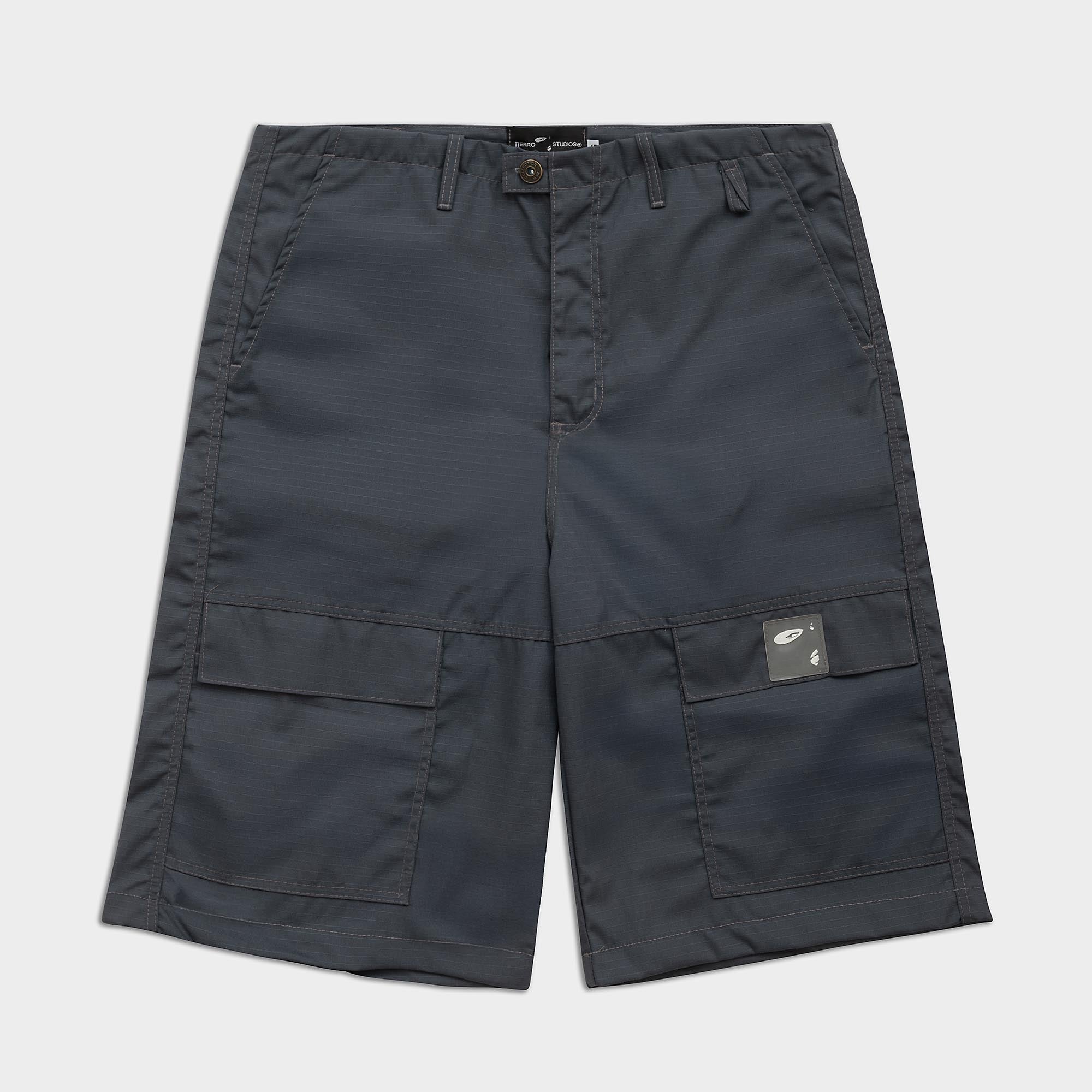 Bermuda Cargo Smoking Cinza