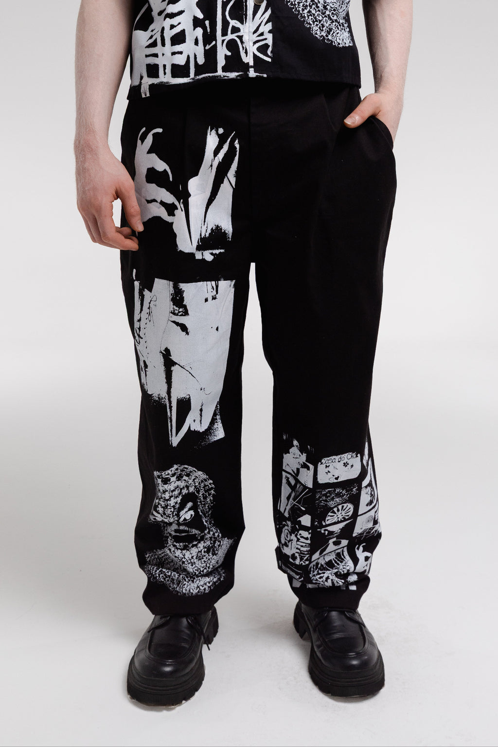 Calça Sarja Preta Pi
