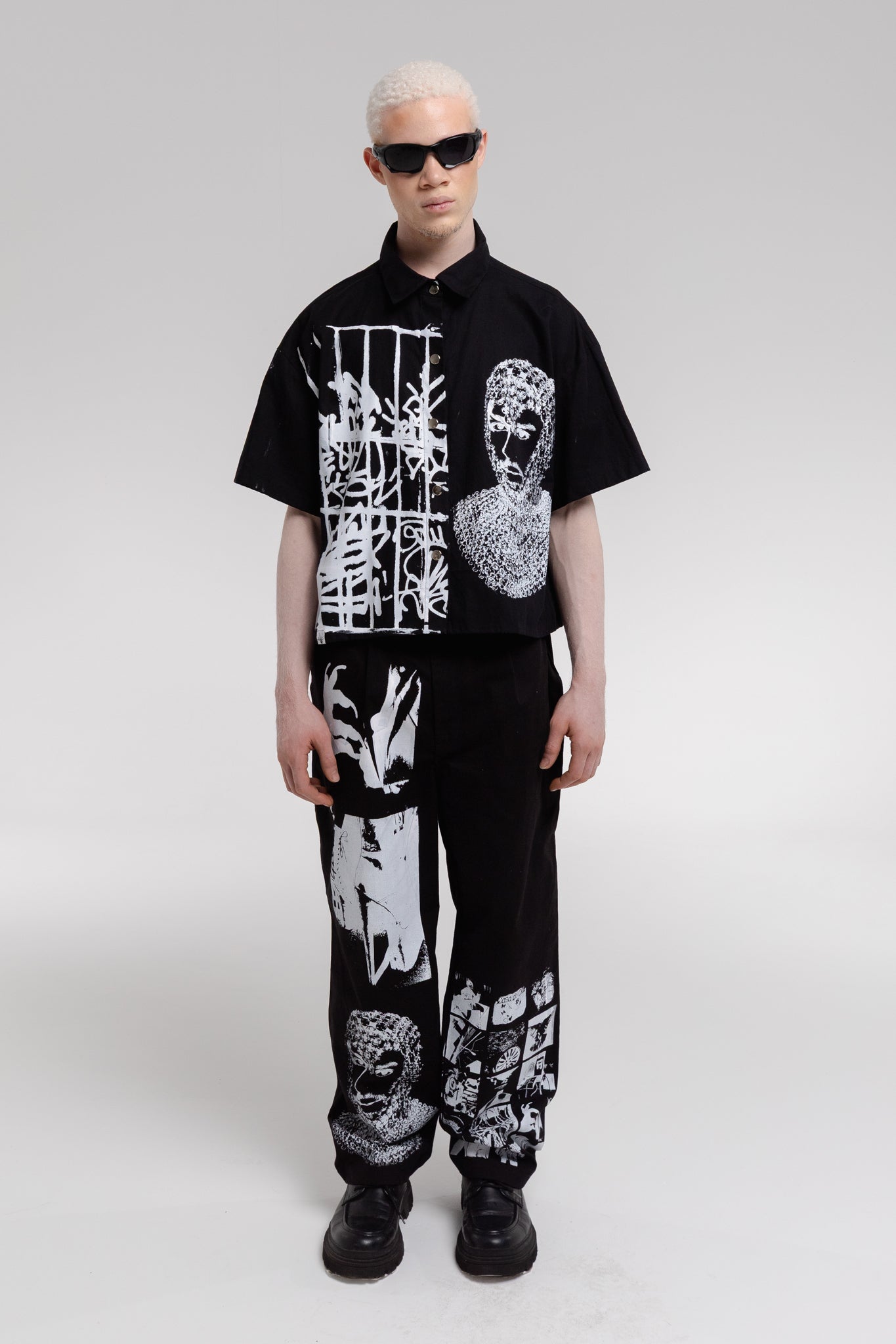 Camisa Social Preta Pi