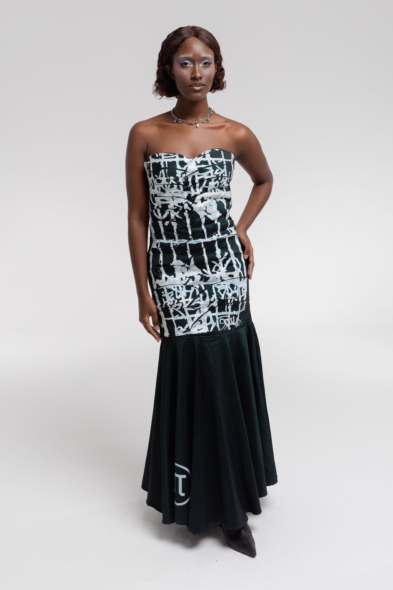 Vestido Tafetá Verde