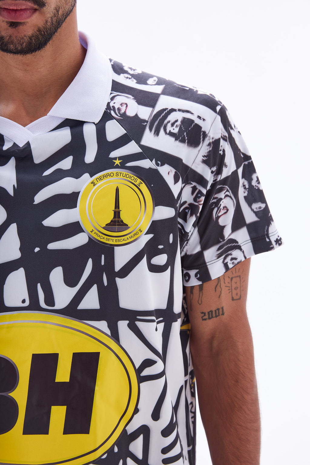 Camiseta Jersey Pixo Preta