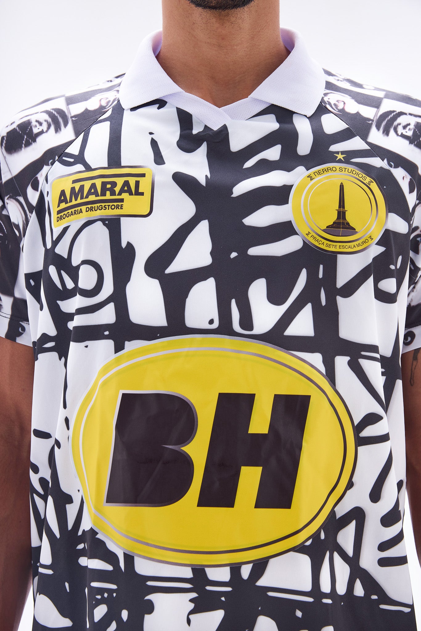 Camiseta Jersey Pixo Preta