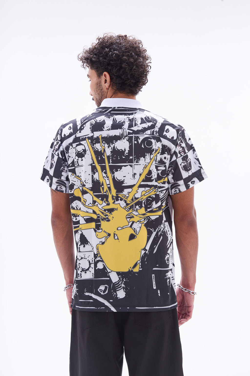 Camiseta Jersey Pixo Preta