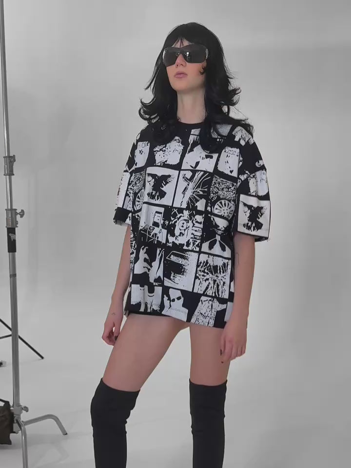 Camiseta Super Boxy Full Print Feed